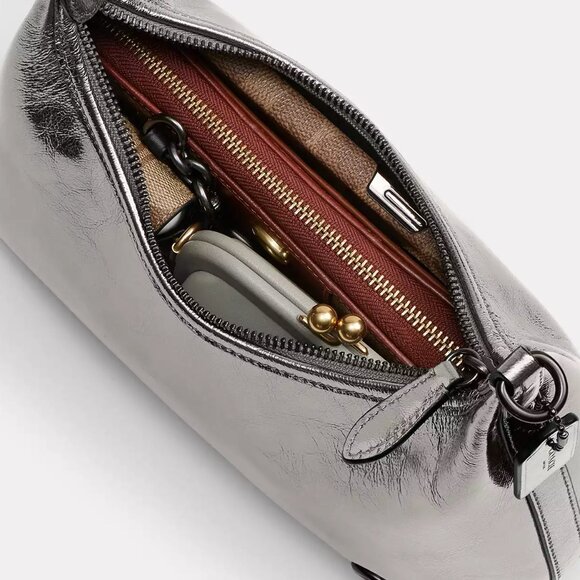 Coach Silver Shoulder Bag - Picture 7 of 17